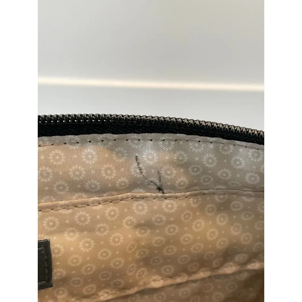 Adagio quilted bubble adjustable crossbody by LUG in Tropical Fog RFID